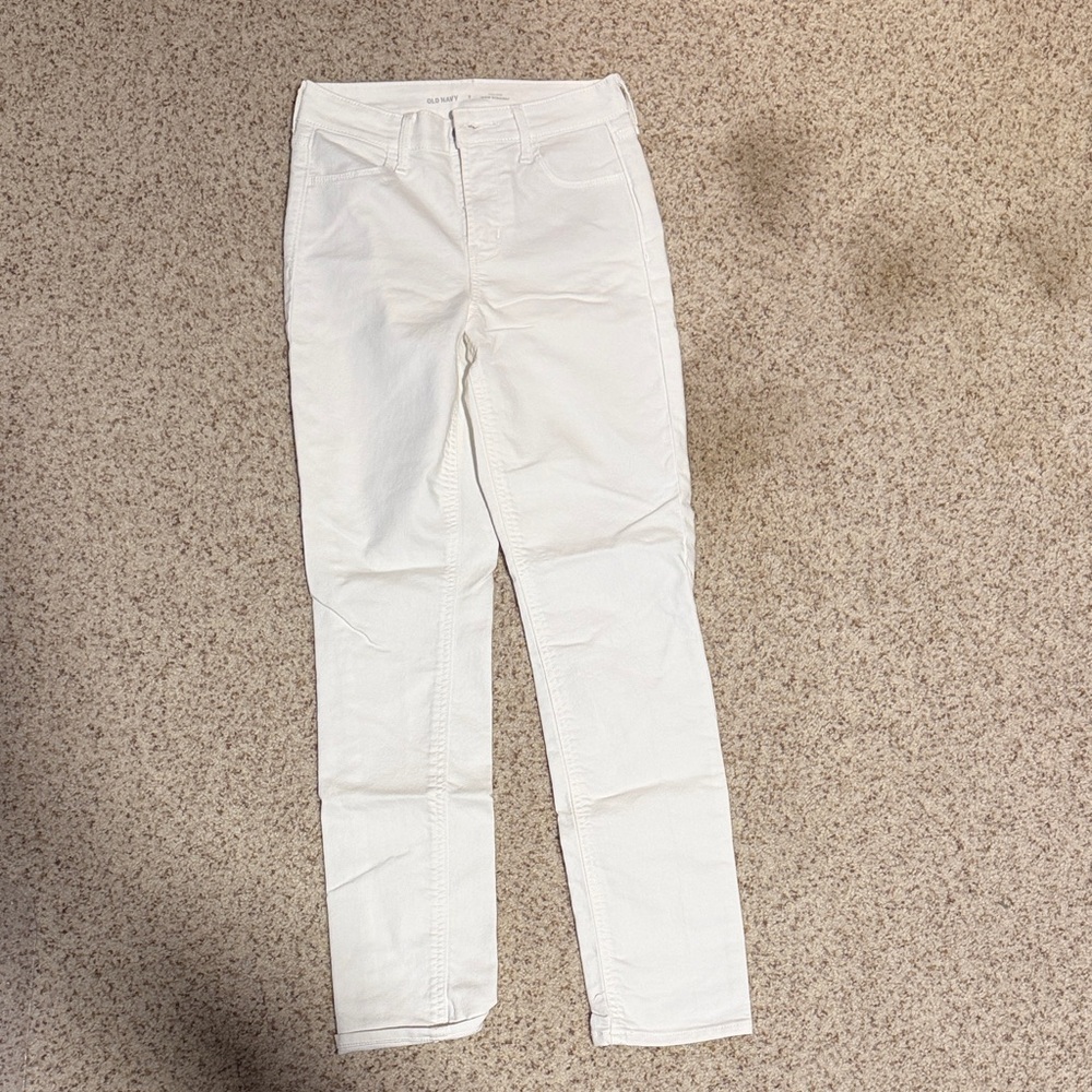 Old Navy White High-Rise Women's Jeans